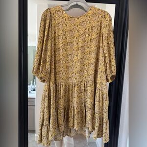 Dress Forum Mustard Floral Dress